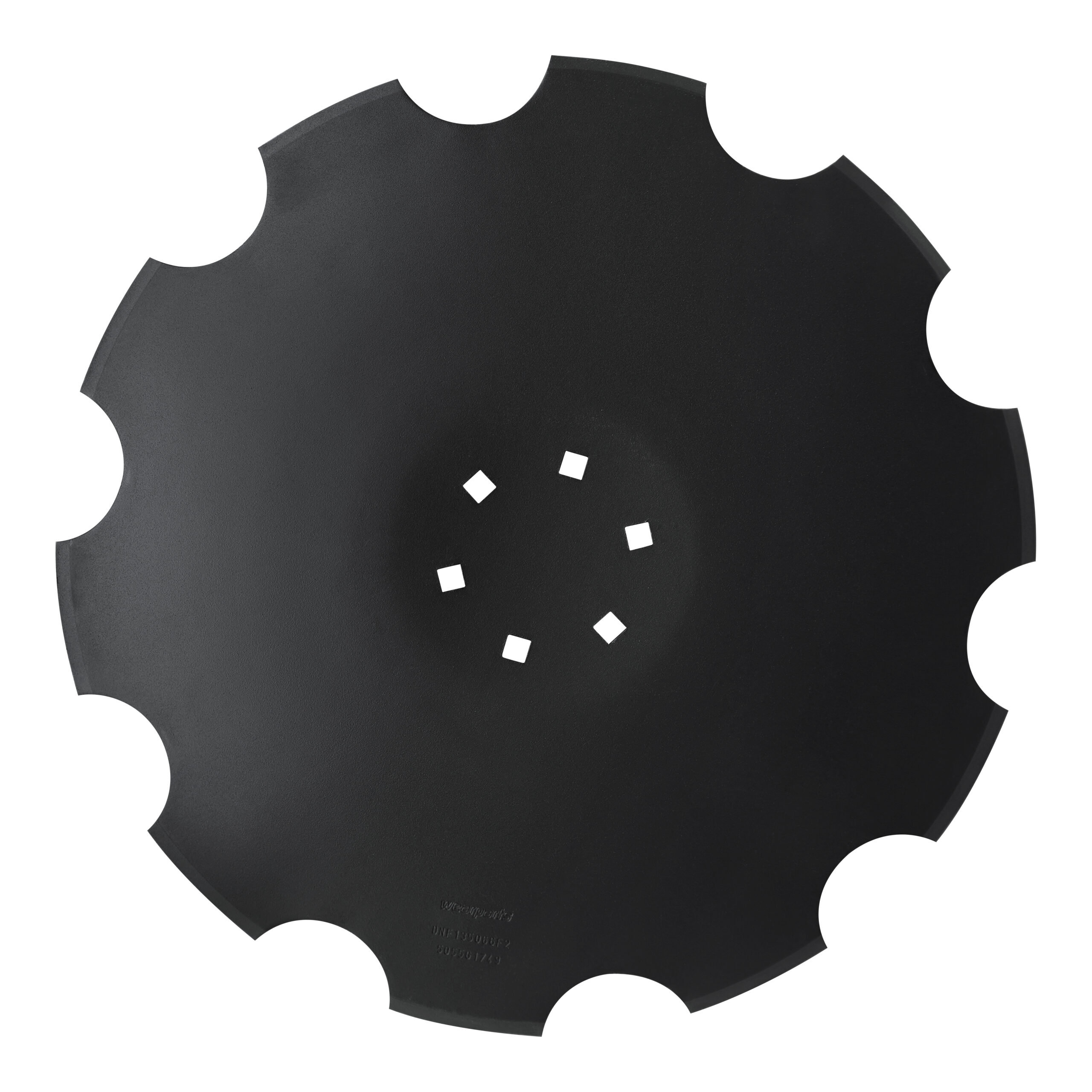 Notched Flat Back Disc Blades to Fit Kuhn Optimer