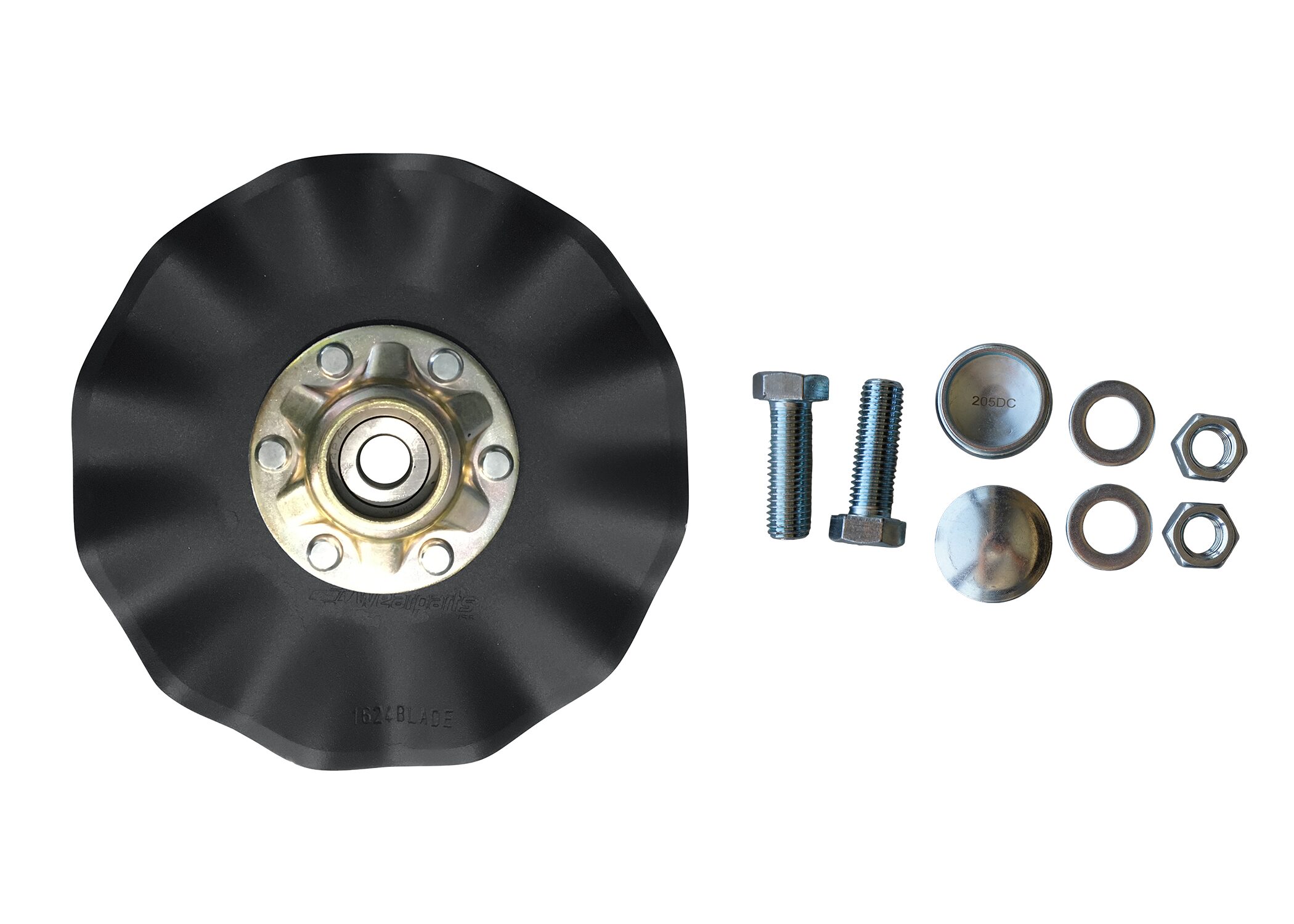 8" Wavy Covering Disc Assembly Kit