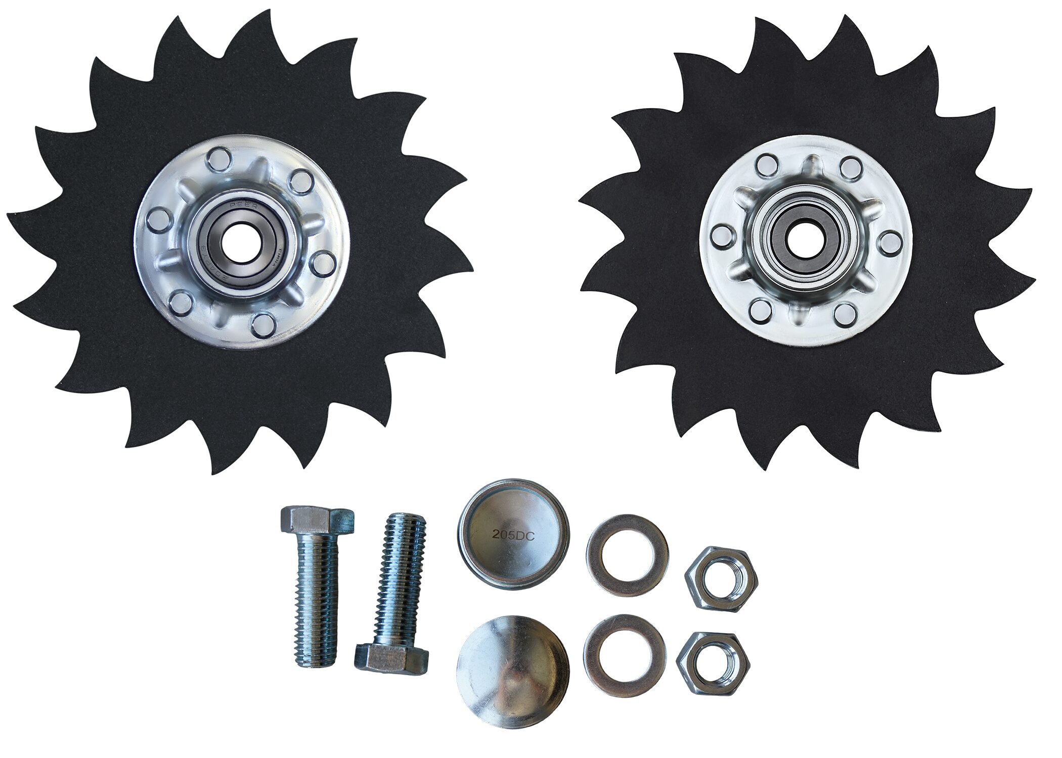 9" x 5mm Shark Tooth Closing Disc Assembly Kit